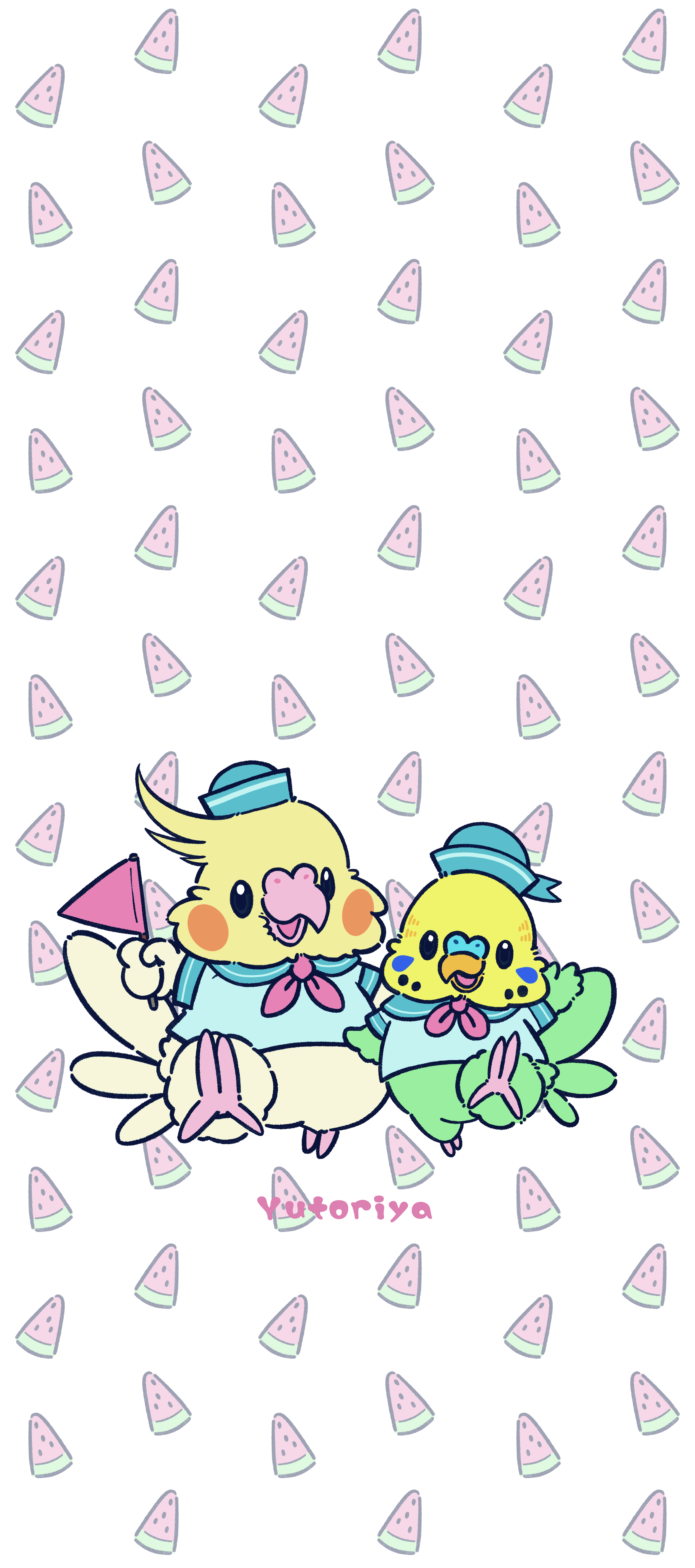 ゆとり屋 待ち受け インコ